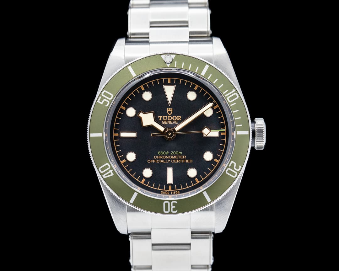 Tudor Tudor Heritage 79230G Black Bay Harrods Green SS UNWORN