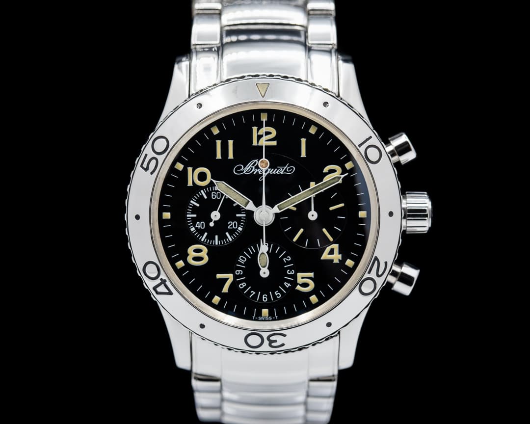Breguet Type XX Aeronavale SS/SS Black Dial 