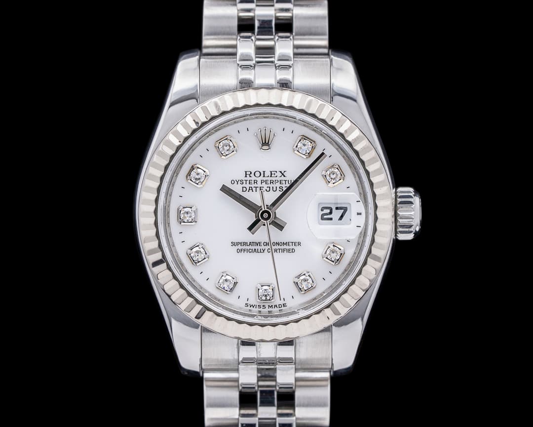 Rolex Lady Datejust White Diamond Dial Jubilee SS / SS
