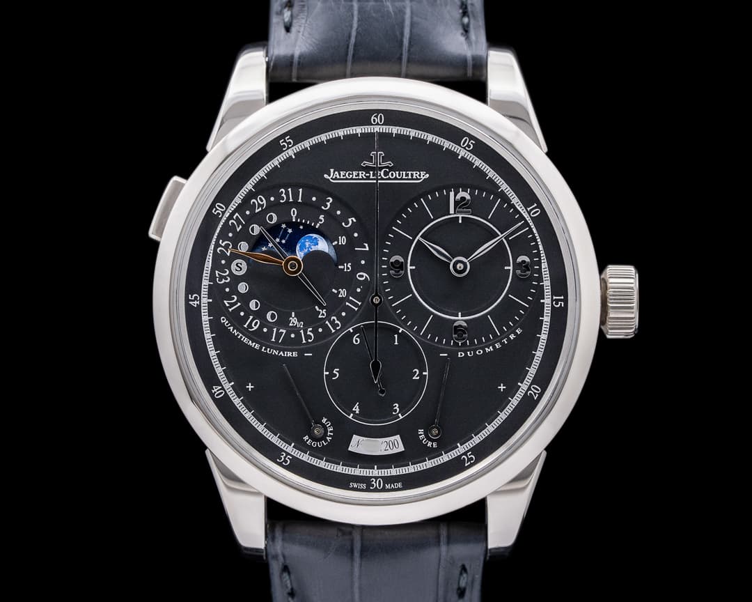 Jaeger LeCoultre Duometre a Quantieme Lunaire 18K White Gold LIMITED 42MM