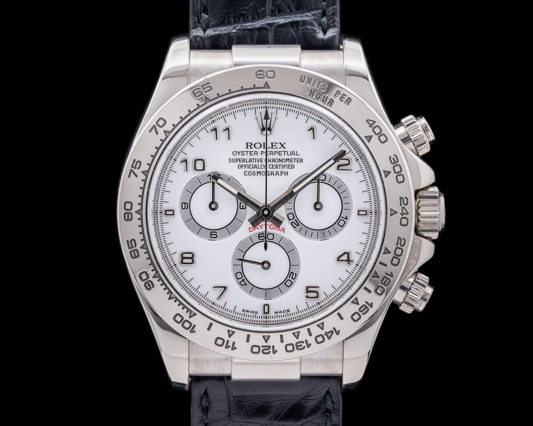 Rolex Daytona WG Strap/ White dial