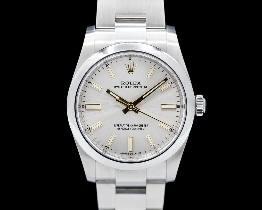 Rolex Oyster Perpetual 124200 34mm SS / Silver Dial 2023