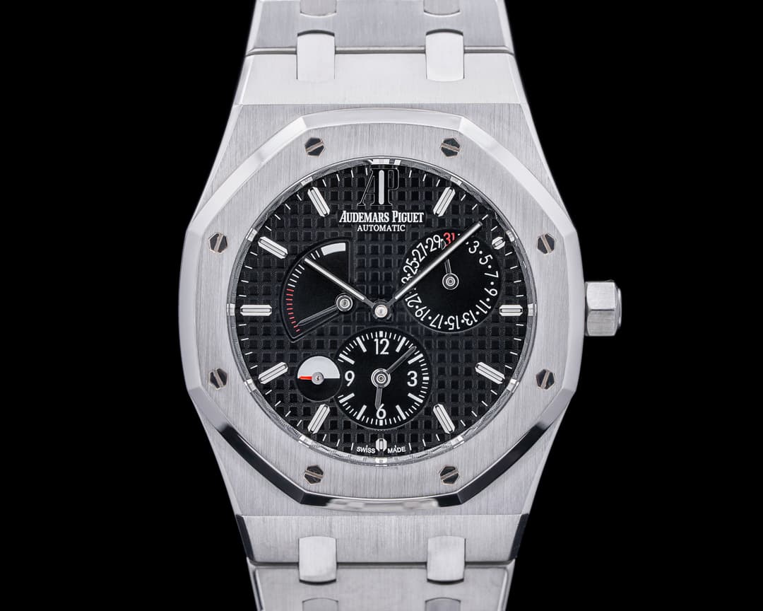 Audemars Piguet Royal Oak Dual Time 26120ST SS Black Dial FULL SET
