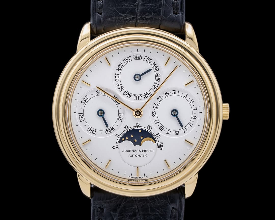 Audemars Piguet Quantieme Perpetual Calendar 25661BA 18K Yellow Gold SHARP DISPLAY BACK
