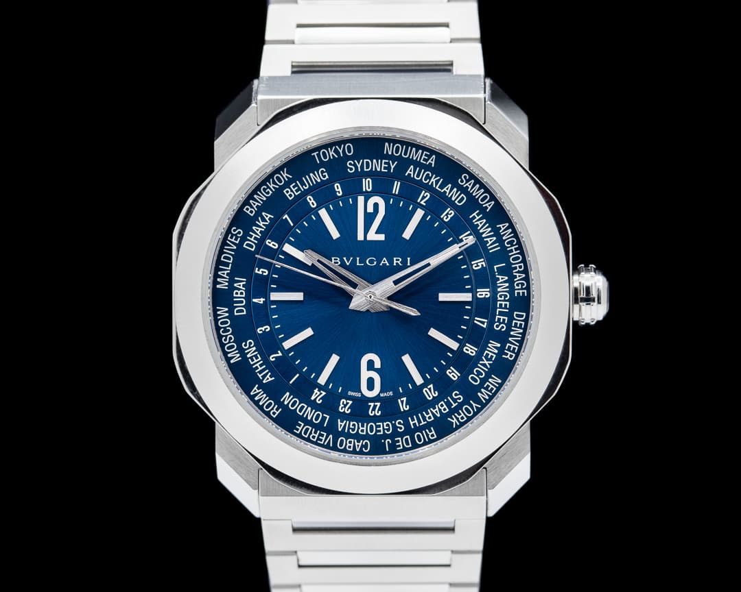 Bulgari Octo Roma Worldtimer Automatic Blue Dial 40MM 2022