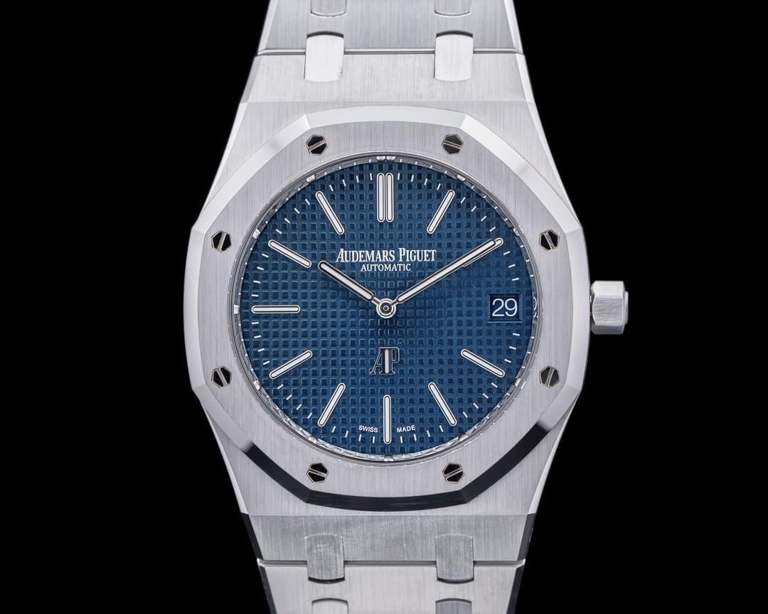 Audemars Piguet Royal Oak "Jumbo" Extra Thin Blue Dial SS 16202ST