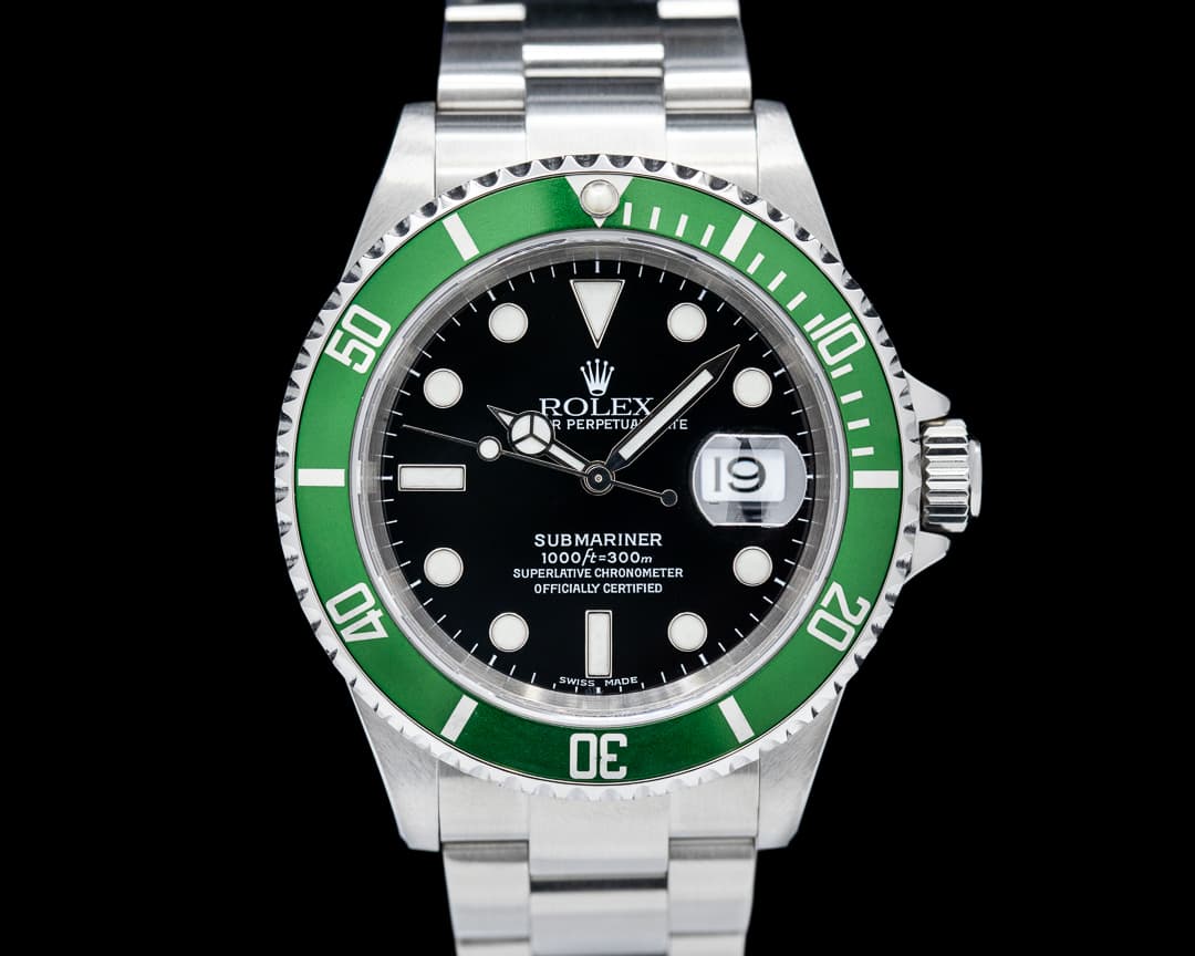 Rolex Submariner 50th Anniversary SS Green Bezel 