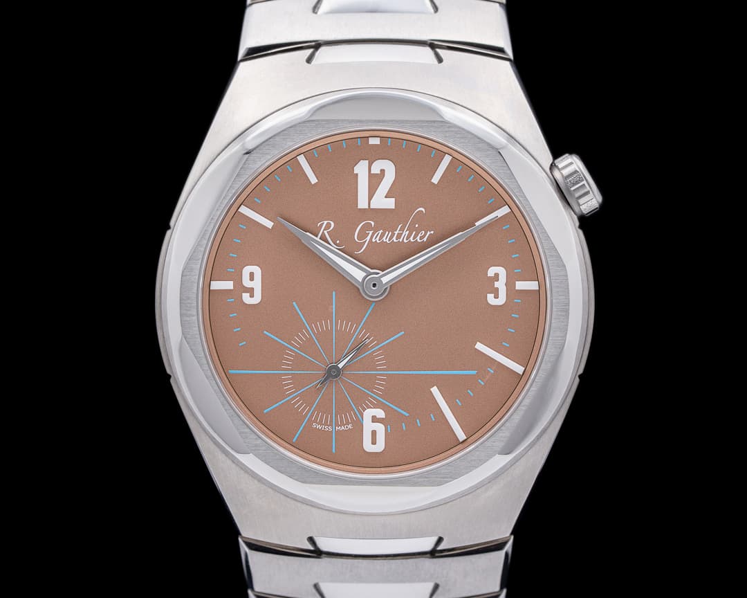 Romain Gauthier C by Romain Gauthier Titanium Edition Lever De Soleil Salmon Dial