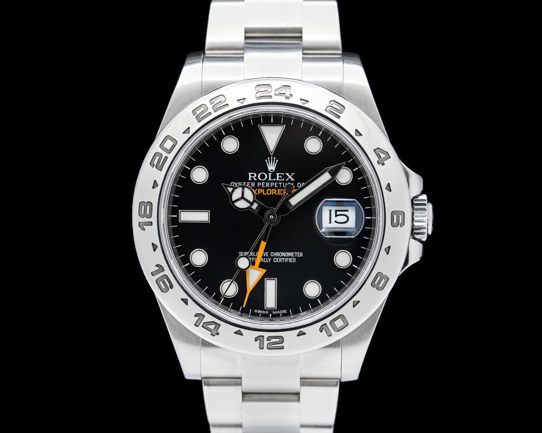 Rolex Explorer II Black Dial SS