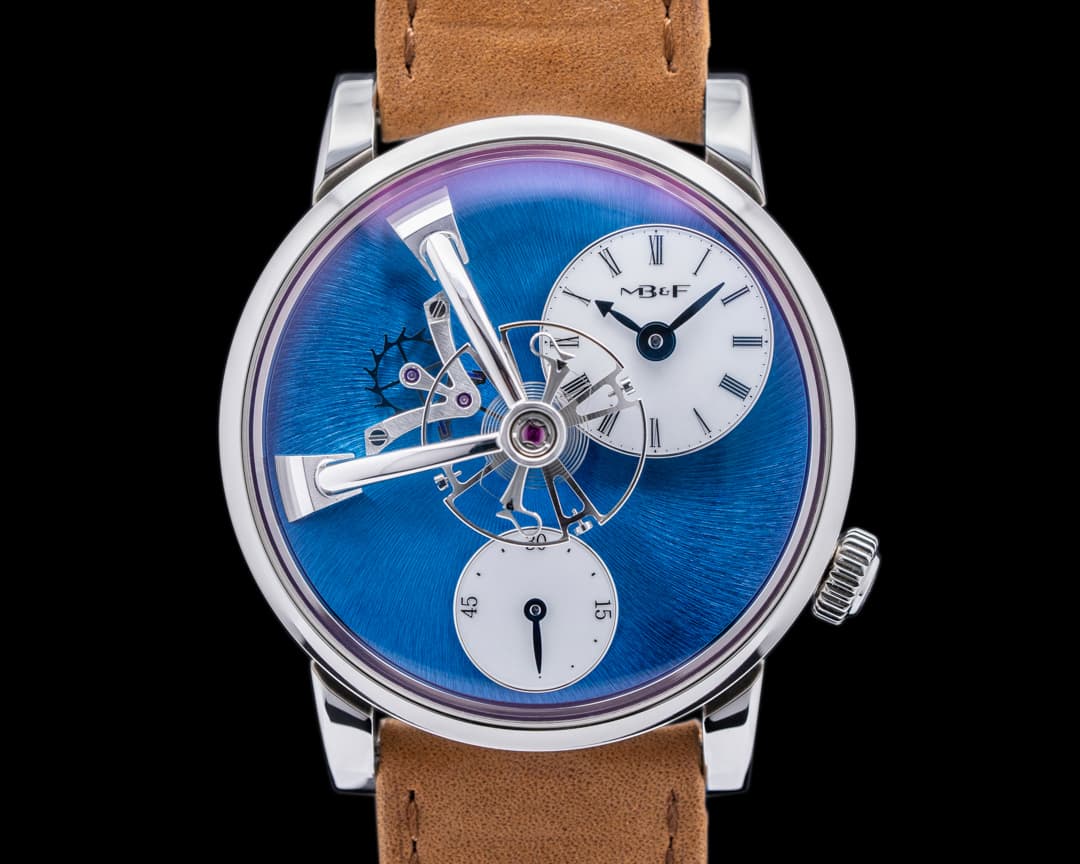 MB&F LM101 Legacy Machine SS / Blue Dial UNWORN