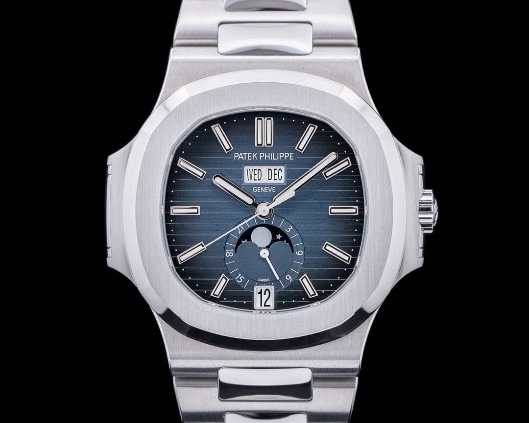 Patek Philippe Nautilus Annual Calendar 5726 Moon Blue Dial SS 2022
