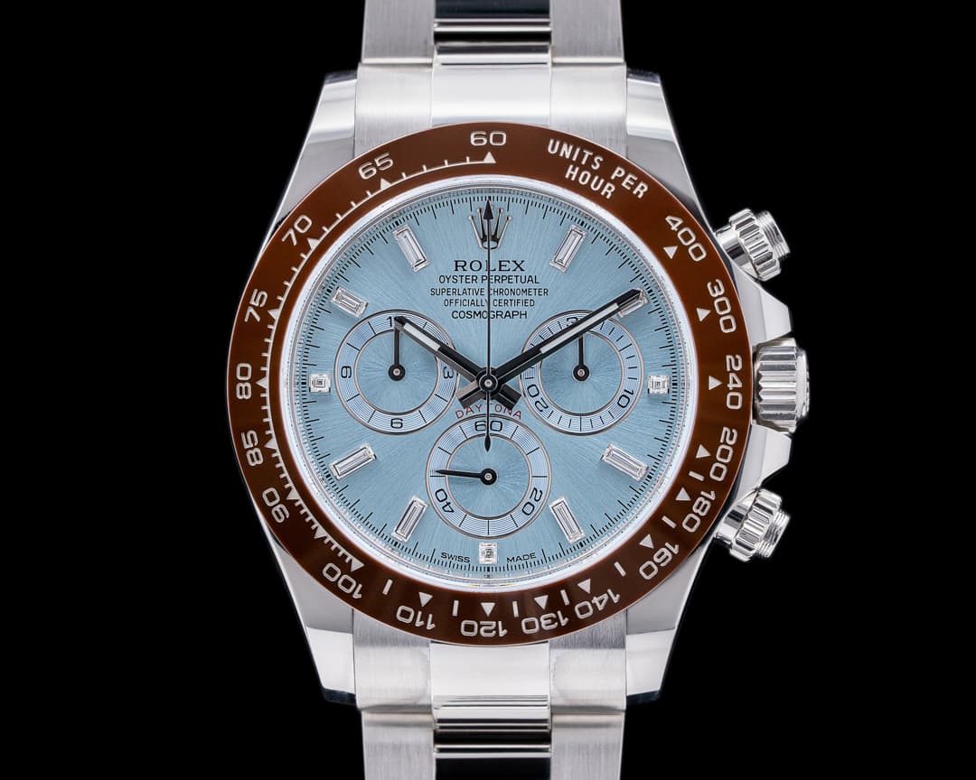 Rolex Daytona Platinum 116506 Glacier Blue Diamond Dial