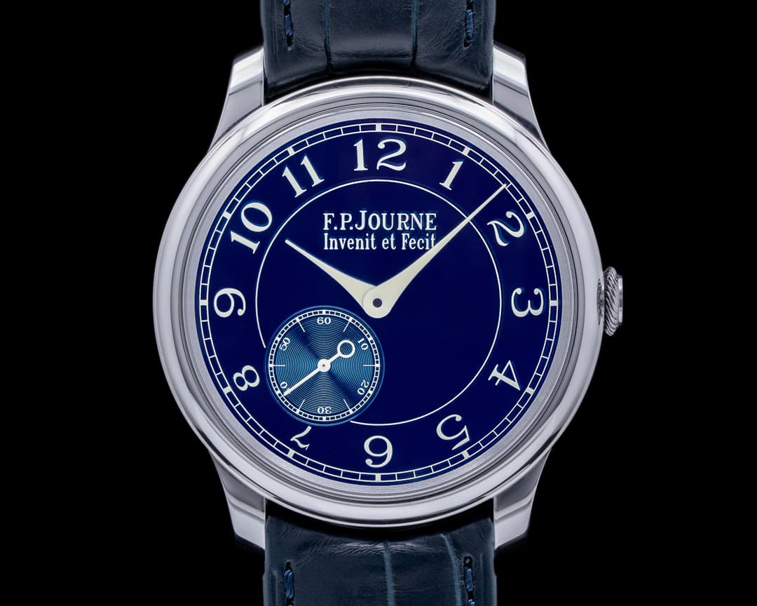 F. P. Journe Chronometre Bleu Tantalum Blue Dial 