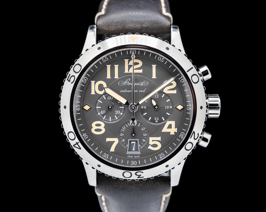 Breguet Type XXI Flyback SS Grey Dial 