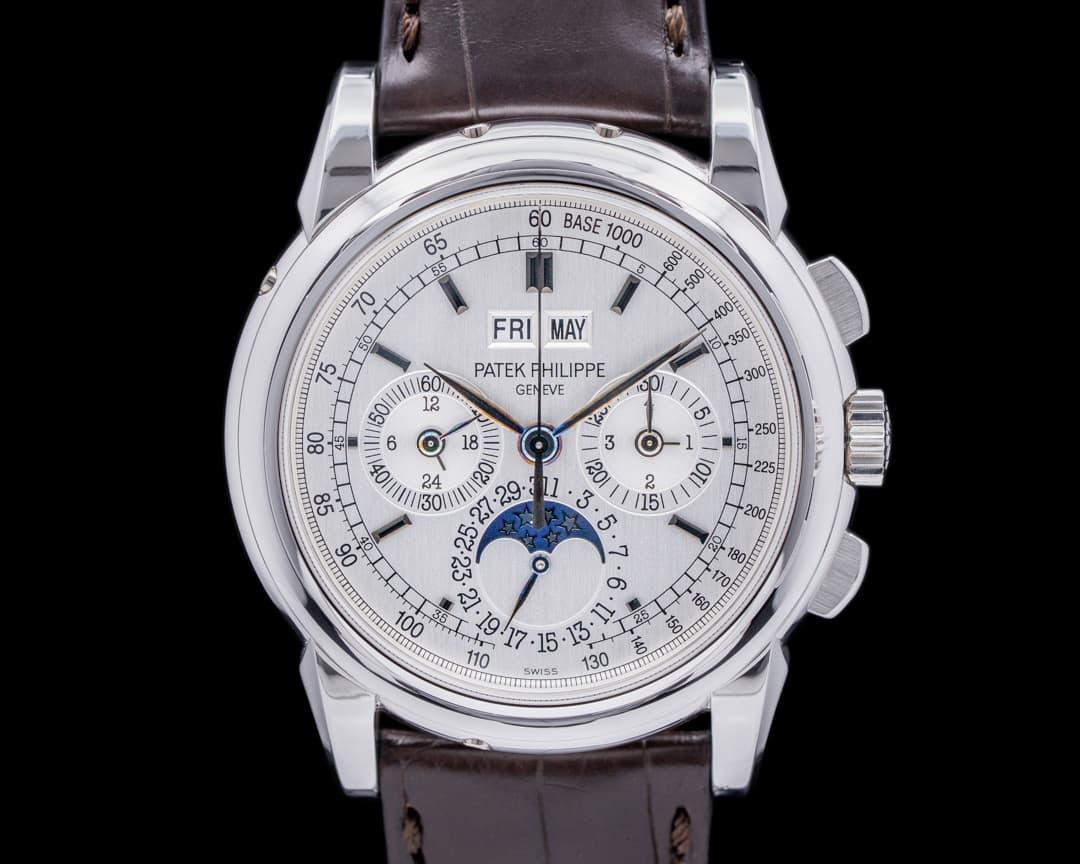Patek Philippe Perpetual Calendar Chronograph White Gold FULL SET ORIGINAL OWNER 