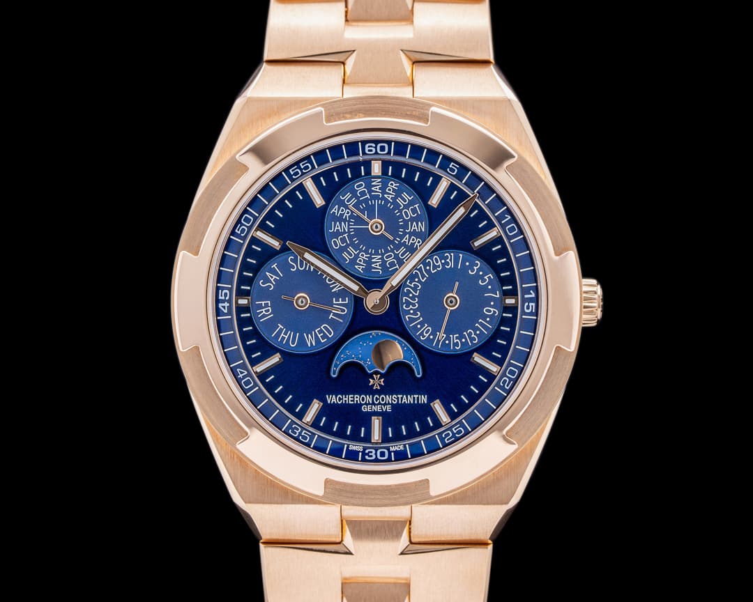Vacheron Constantin Overseas Perpetual Calendar Ultra-Thin 4300V Blue Dial 18k RG