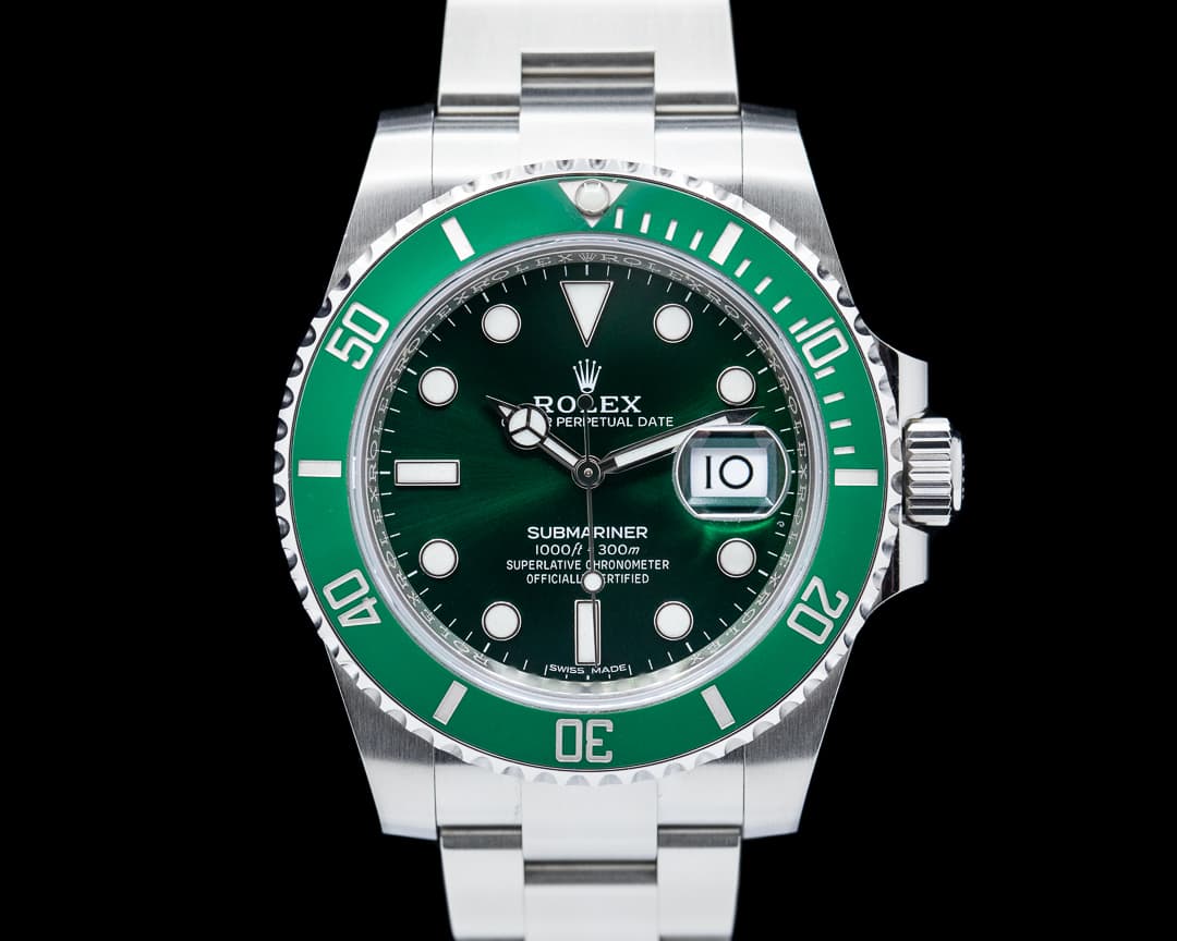 Rolex Submariner "Hulk" Green Ceramic Bezel Green Dial SS