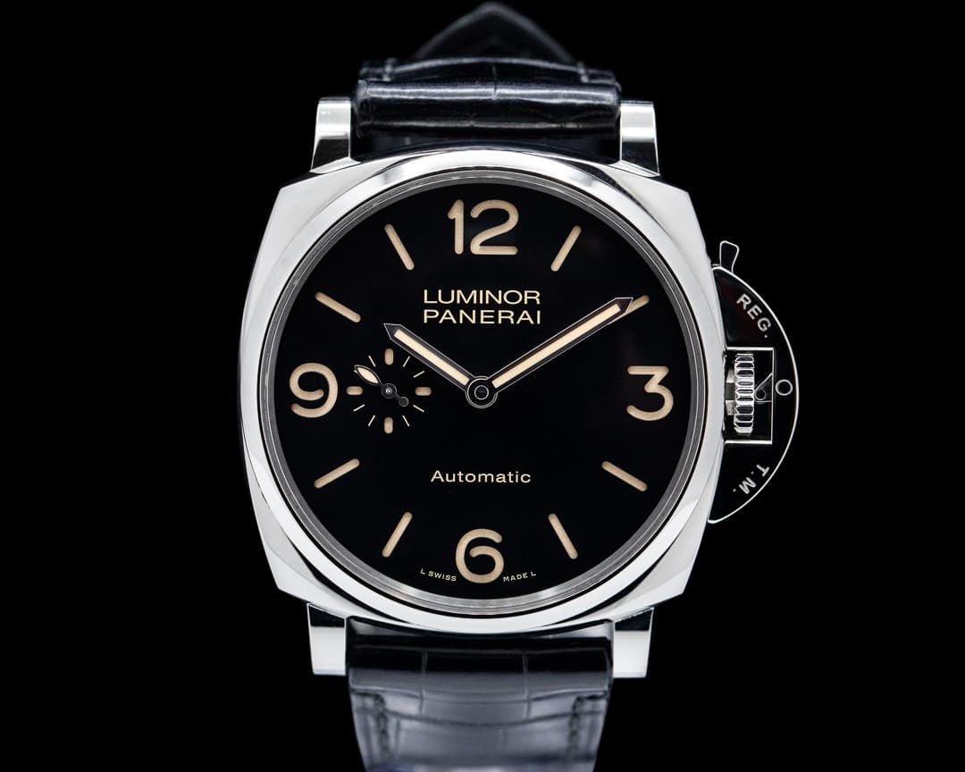 Panerai Luminor Due 45mm 3 Days Automatic Black Dial