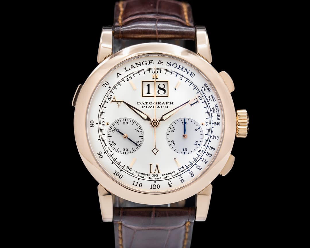 A. Lange and Sohne Datograph 403.032 Flyback 18K Rose Gold
