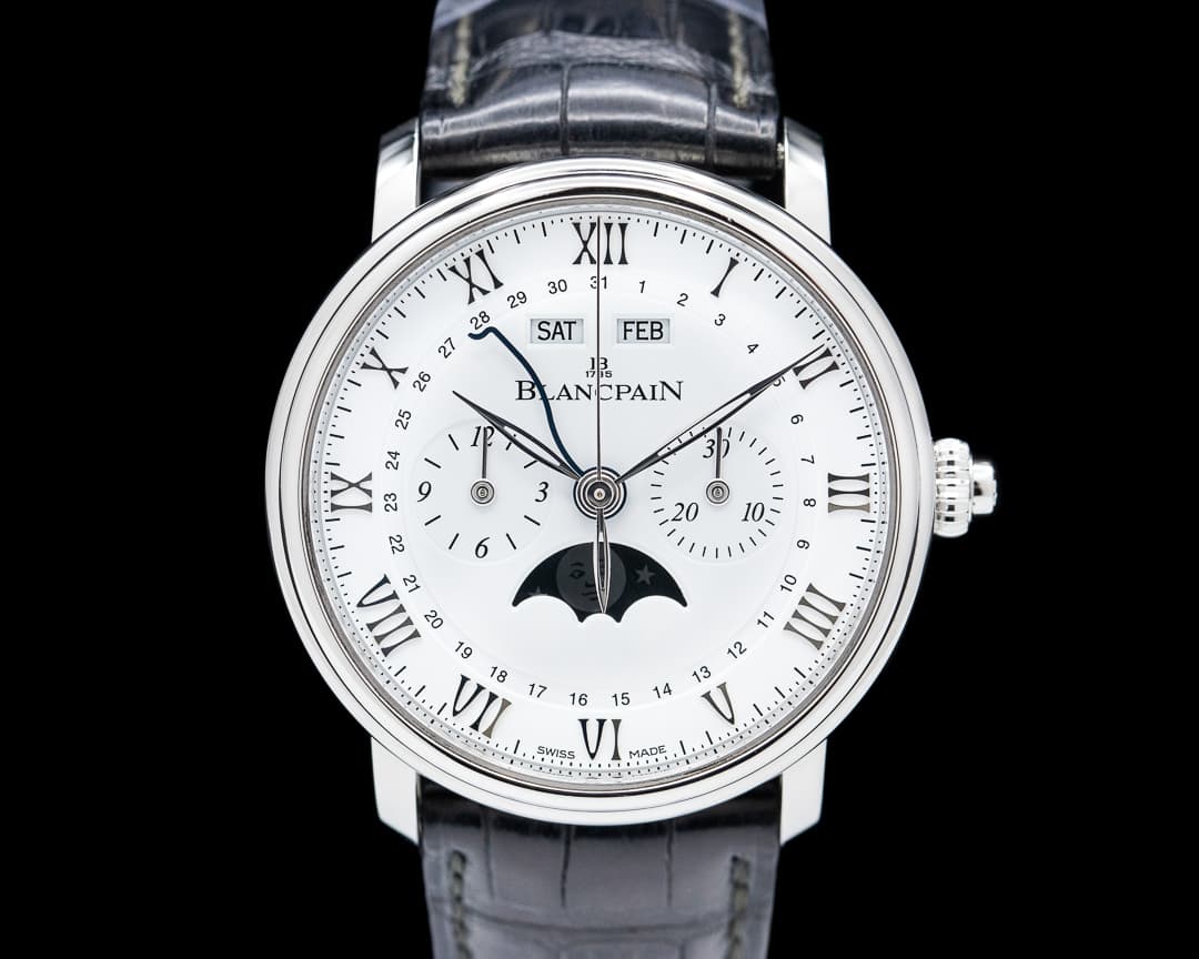 Blancpain Villeret Single Button Chronograph Complete Calendar