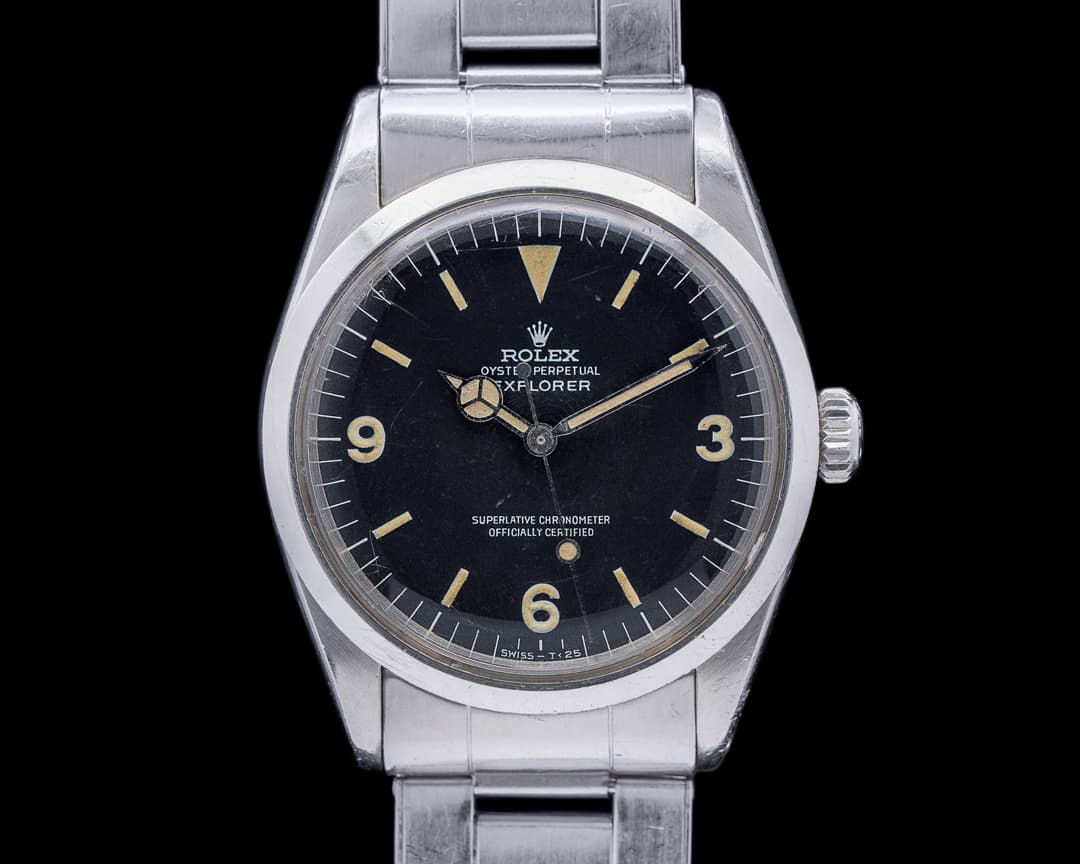 Rolex Vintage Explorer I "Frog Foot Coronet" Logo c. 1966