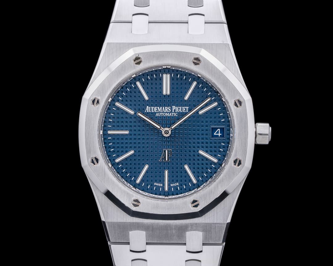 Audemars Piguet Royal Oak "Jumbo" Extra Thin Blue Dial SS 16202ST