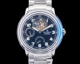 Tourbillon Automatic Desert Storm Black Military Dial SS RARE