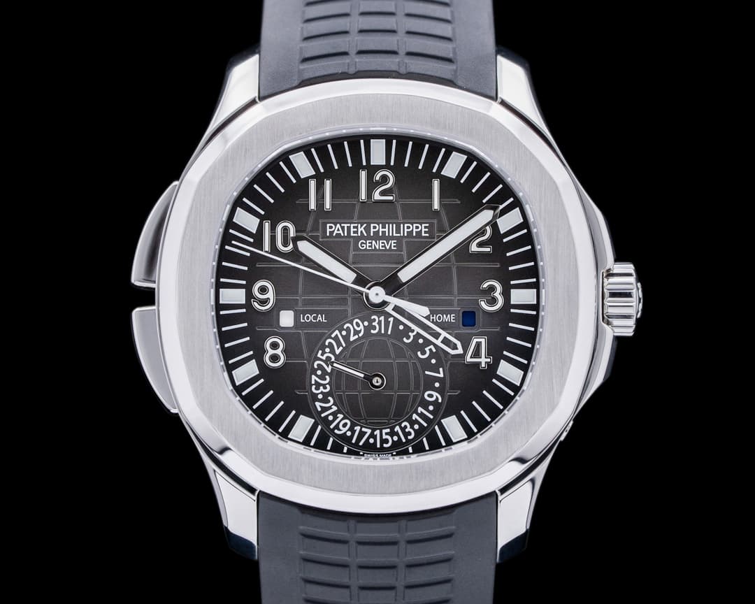 Patek Philippe Aquanaut 5164A Travel Time SS / Rubber