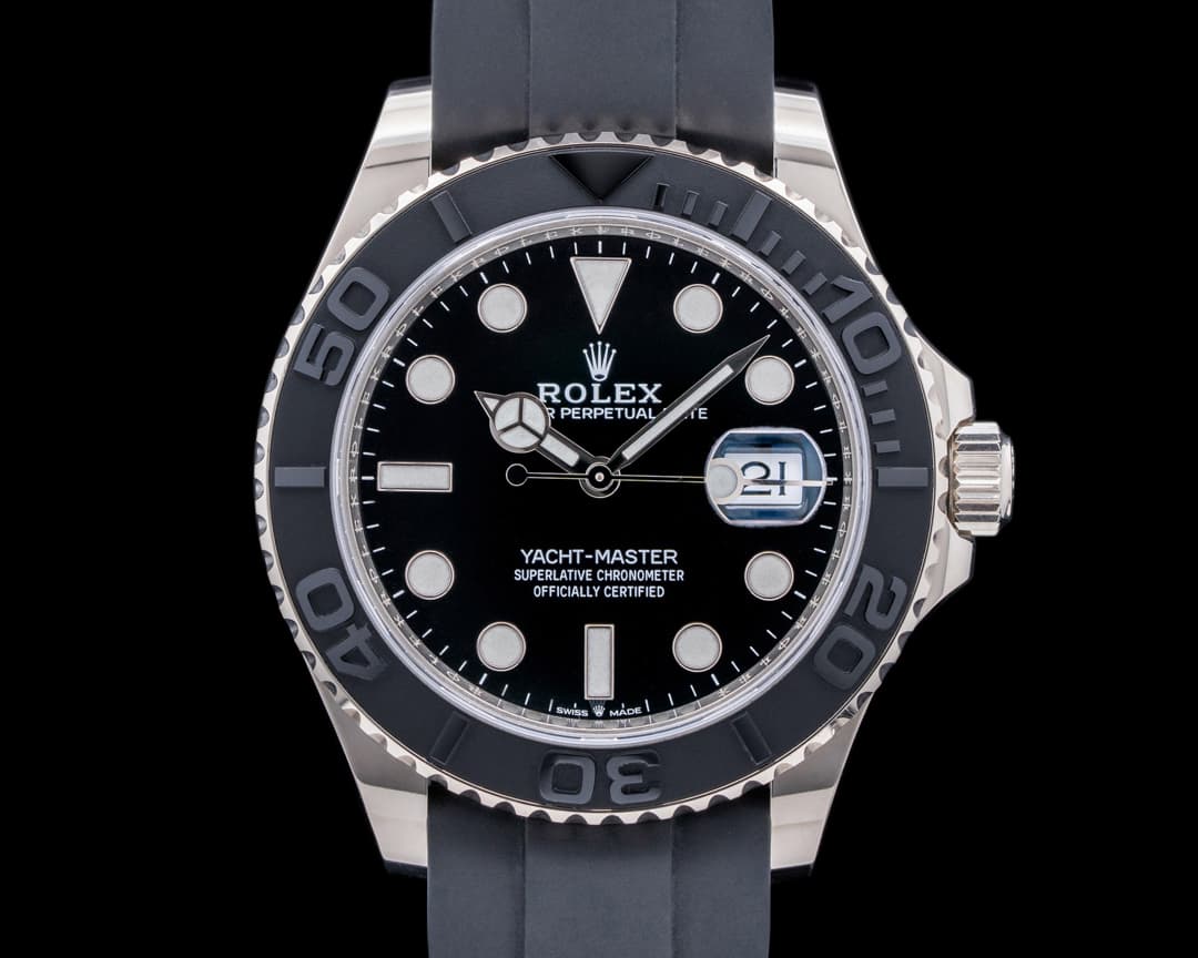 Rolex Yacht Master 226659 18K White Gold / Rubber 42MM