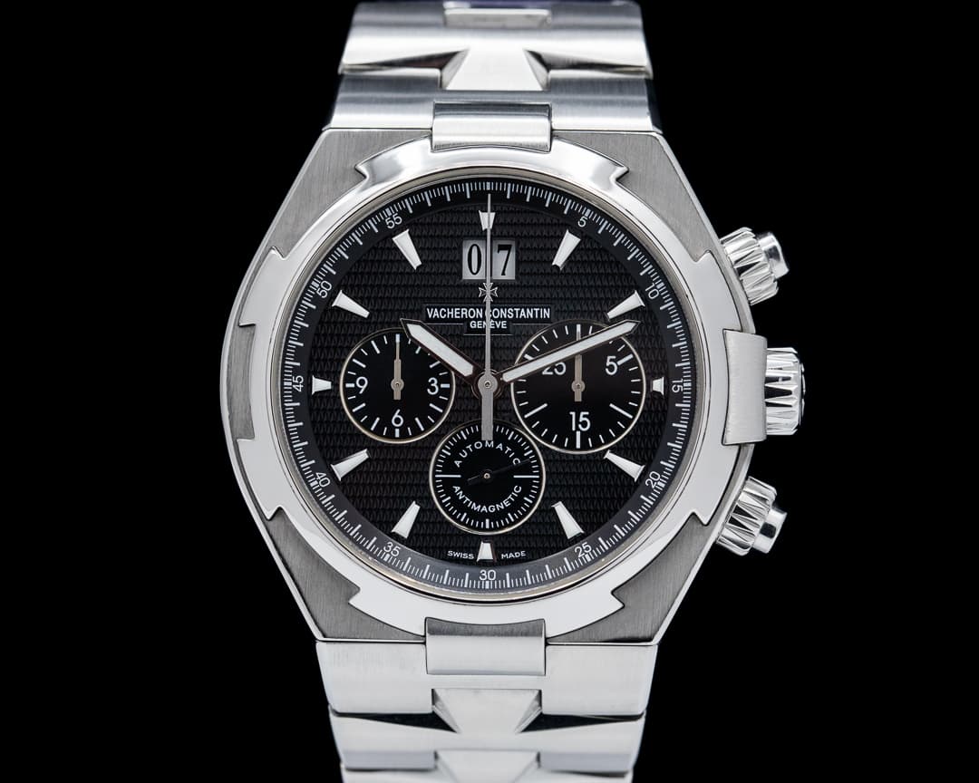 Vacheron Constantin Overseas 49150/B01A Chronograph Black Dial SS