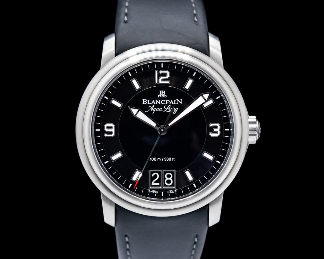 Blancpain Aqualung SS Big Date SS Rubber Strap 