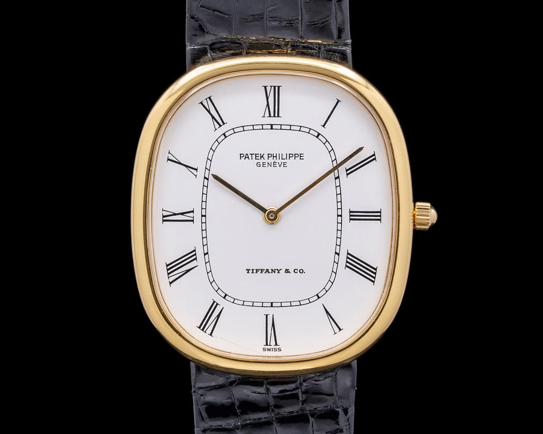 Patek Philippe Golden Ellipse 18K Yellow Gold Tiffany Dial 35MM  