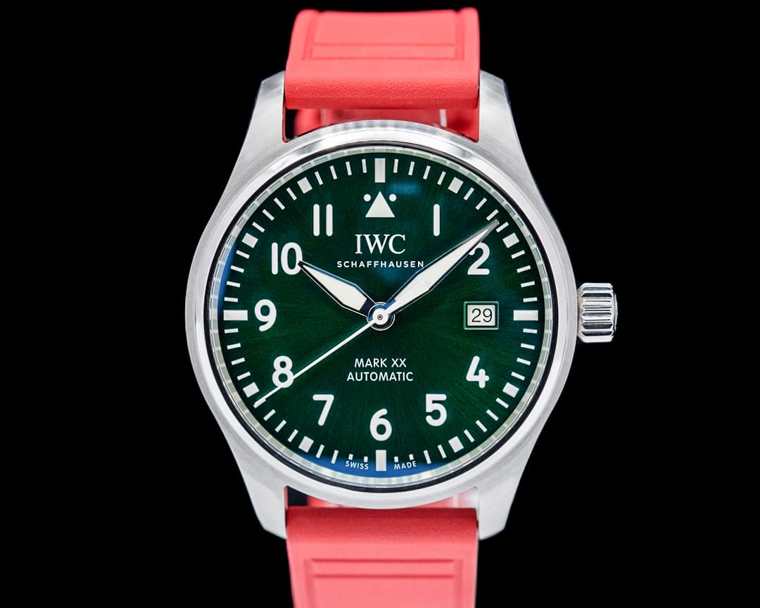 IWC Mark XX SS Bracelet Green Dial