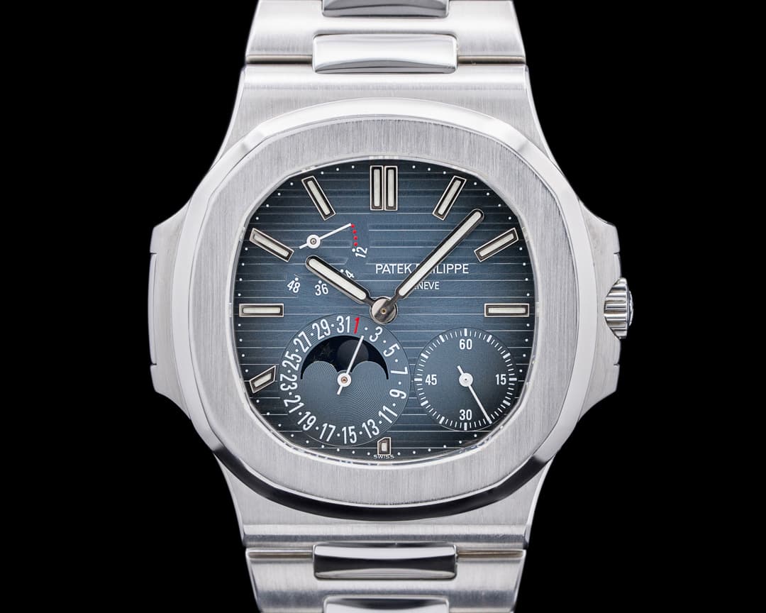 Patek Philippe Jumbo Nautilus 5712 Moonphase Power Reserve SS FIRST GENERATION