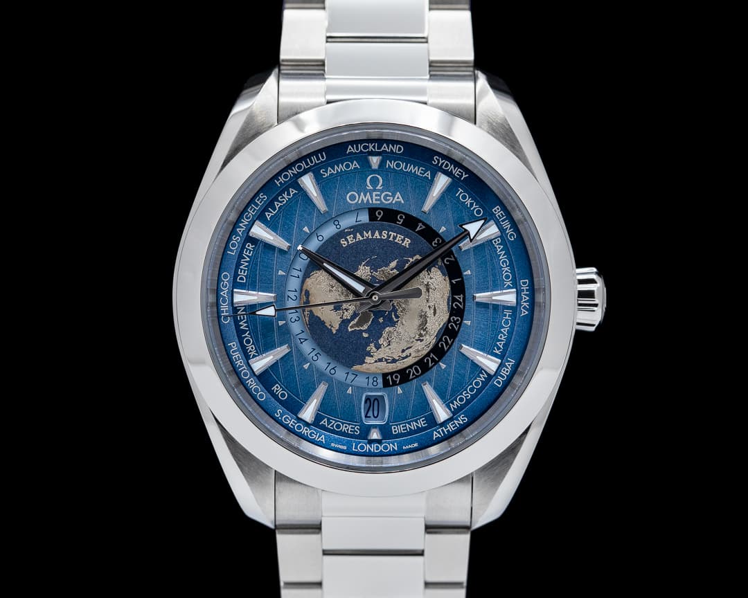 Omega Aqua Terra Co-Axial Master Chronometer GMT Worldtimer