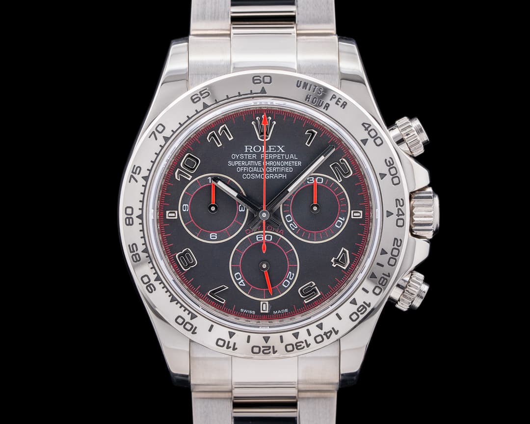 Rolex Daytona 116509 Slate Arabic Racing Dial 18K White Gold
