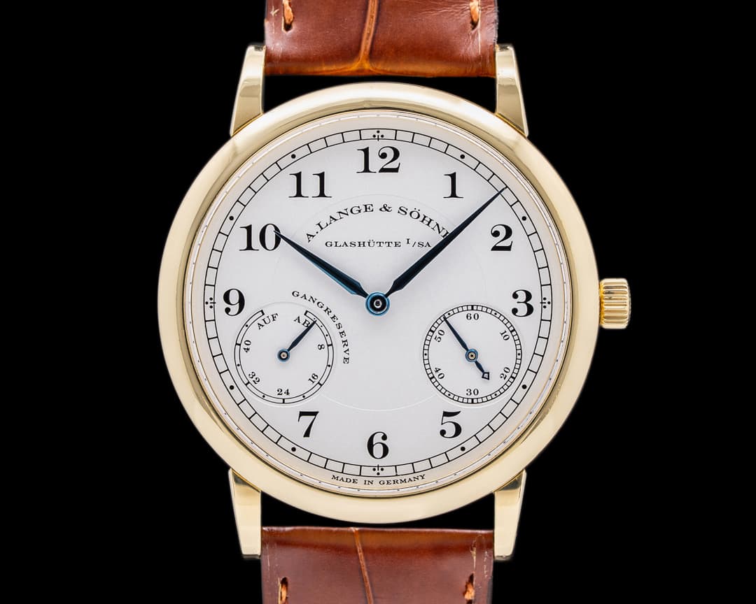 A. Lange and Sohne 1815 Up & Down 221.021 18K Yellow Gold 