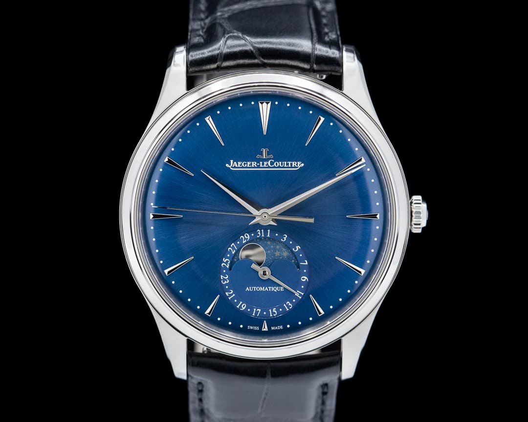 Jaeger-LeCoultre Master Ultra Thin Moon SS Blue Dial 