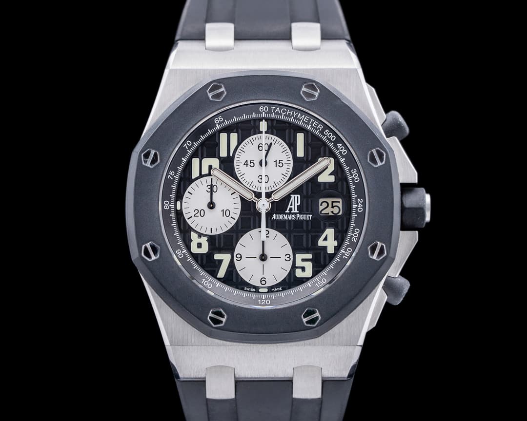 Audemars Piguet Royal Oak Offshore Chronograph Rubberclad Black Dial 42MM