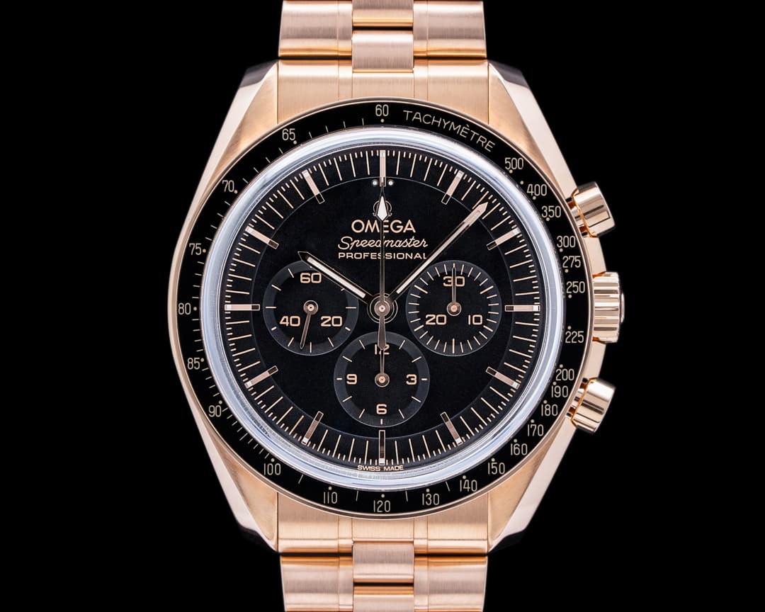 Omega Speedmaster Moonwatch Professional Sedna Gold 