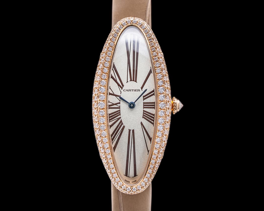 Cartier Baignoire Allongee Diamonds