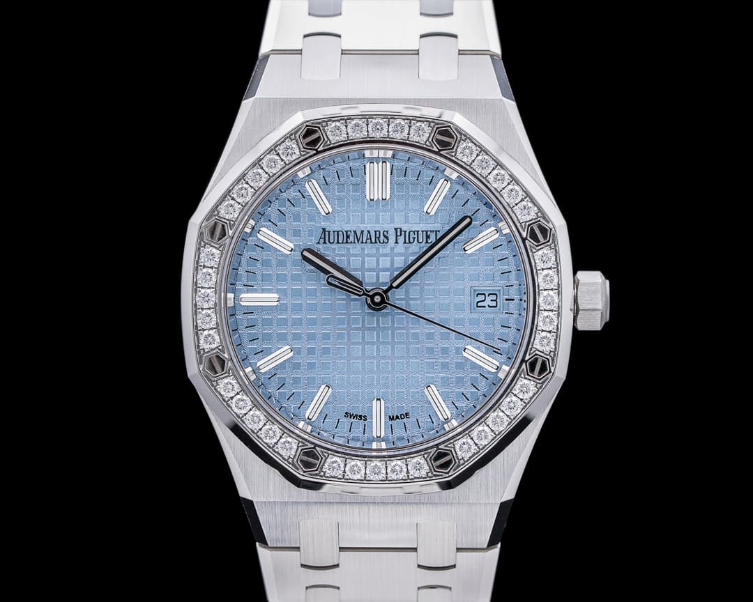Audemars Piguet Royal Oak 77451ST 50th Anniversary ICE BLUE 34MM SS UNWORN