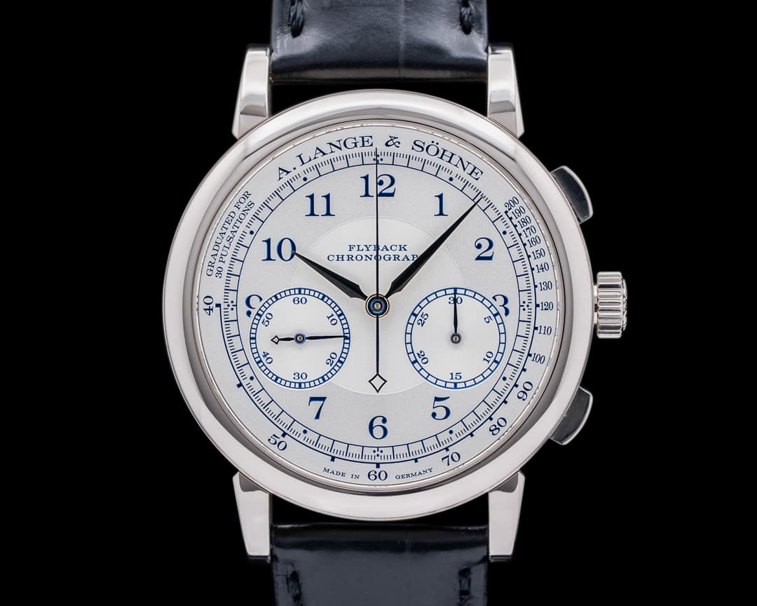 A. Lange and Sohne 1815 Chronograph 414.026 18K White Gold BOUTIQUE 