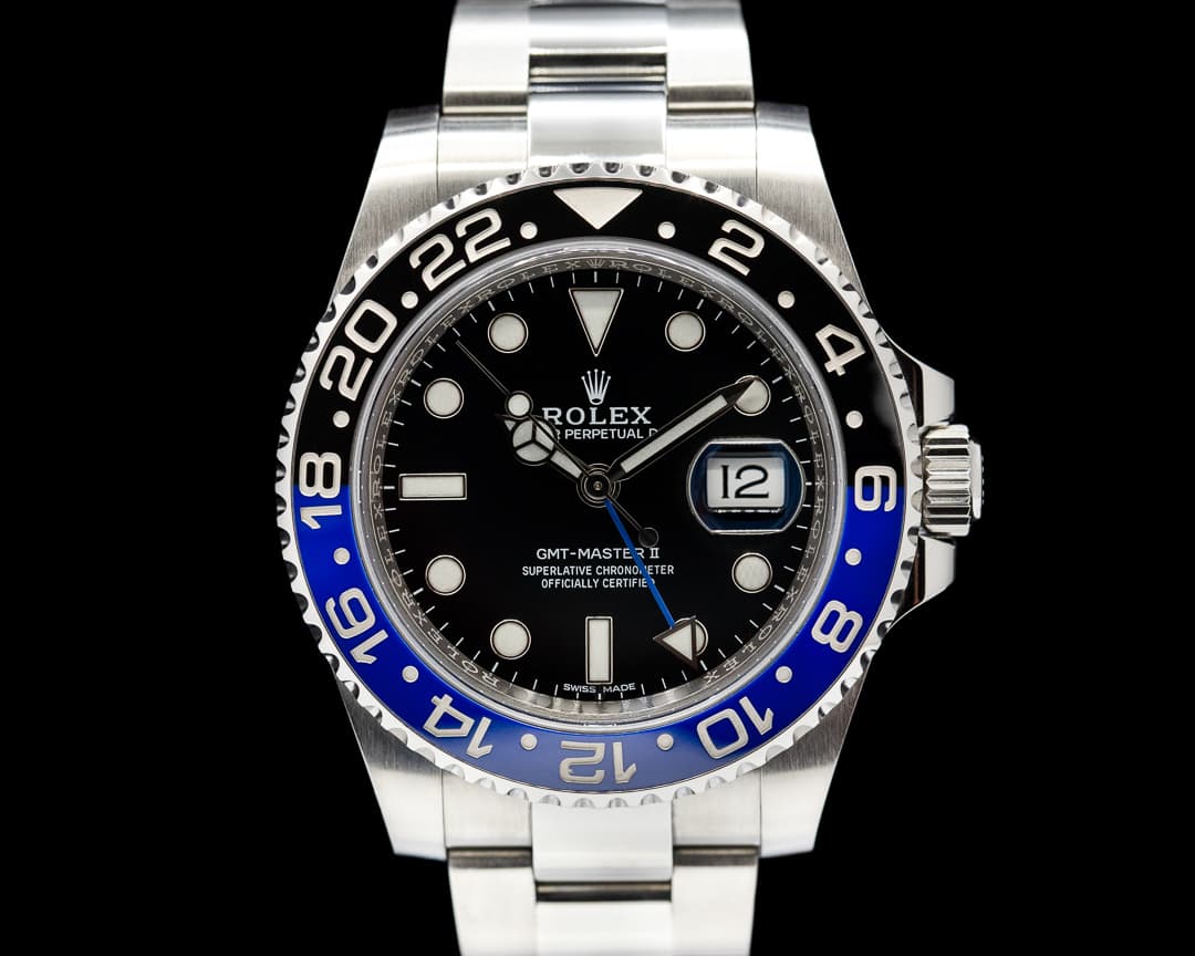 Rolex GMT Master II 116710BLNR Ceramic "Batman" SS Oyster Bracelet