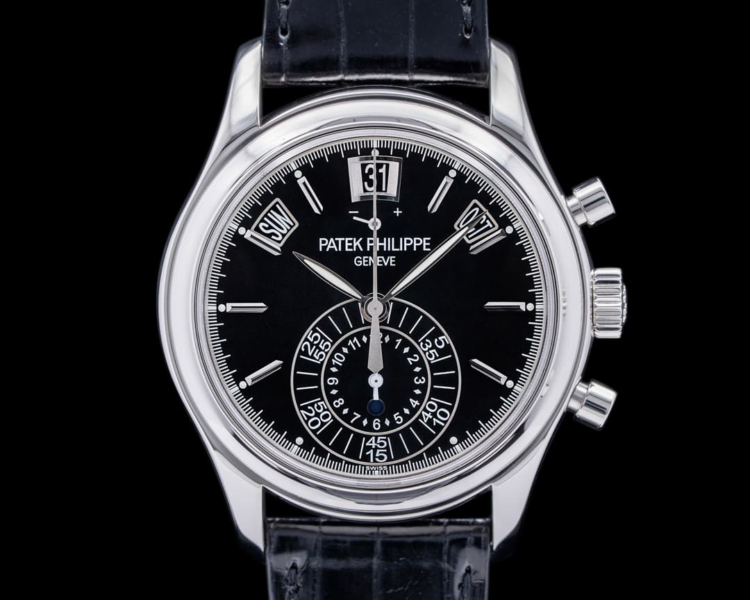 Patek Philippe Annual Calendar 5960P-016 Chronograph Black Dial