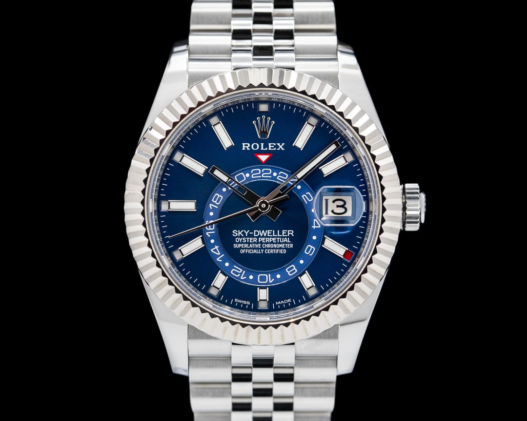 Rolex Sky Dweller 326934 Steel Blue SS / Jubilee