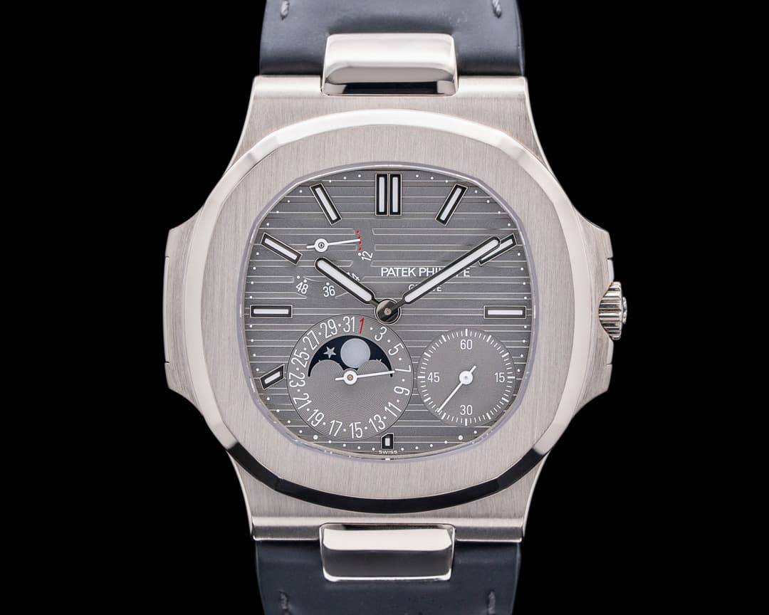 Patek Philippe Nautilus 5712G Power Reserve Moonphase 18K White Gold 2021