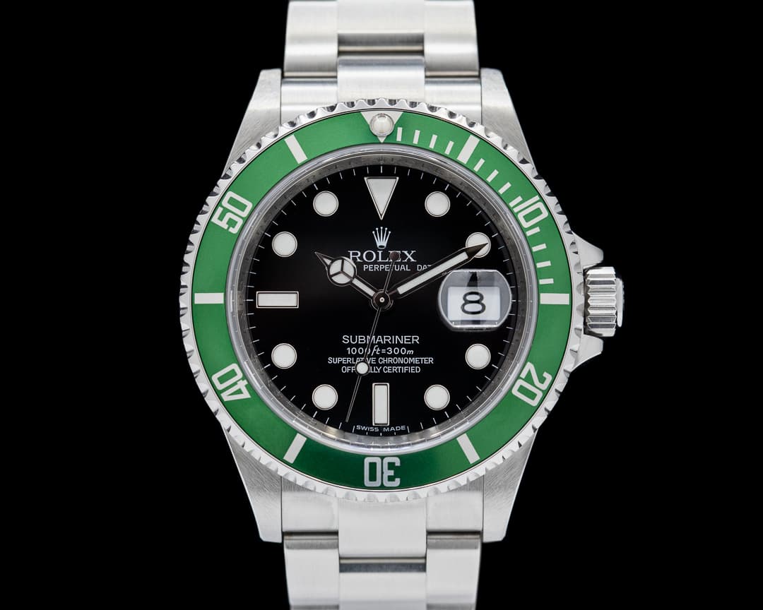 Rolex Submariner 50th Anniversary "Kermit" SS Green Bezel SHARP