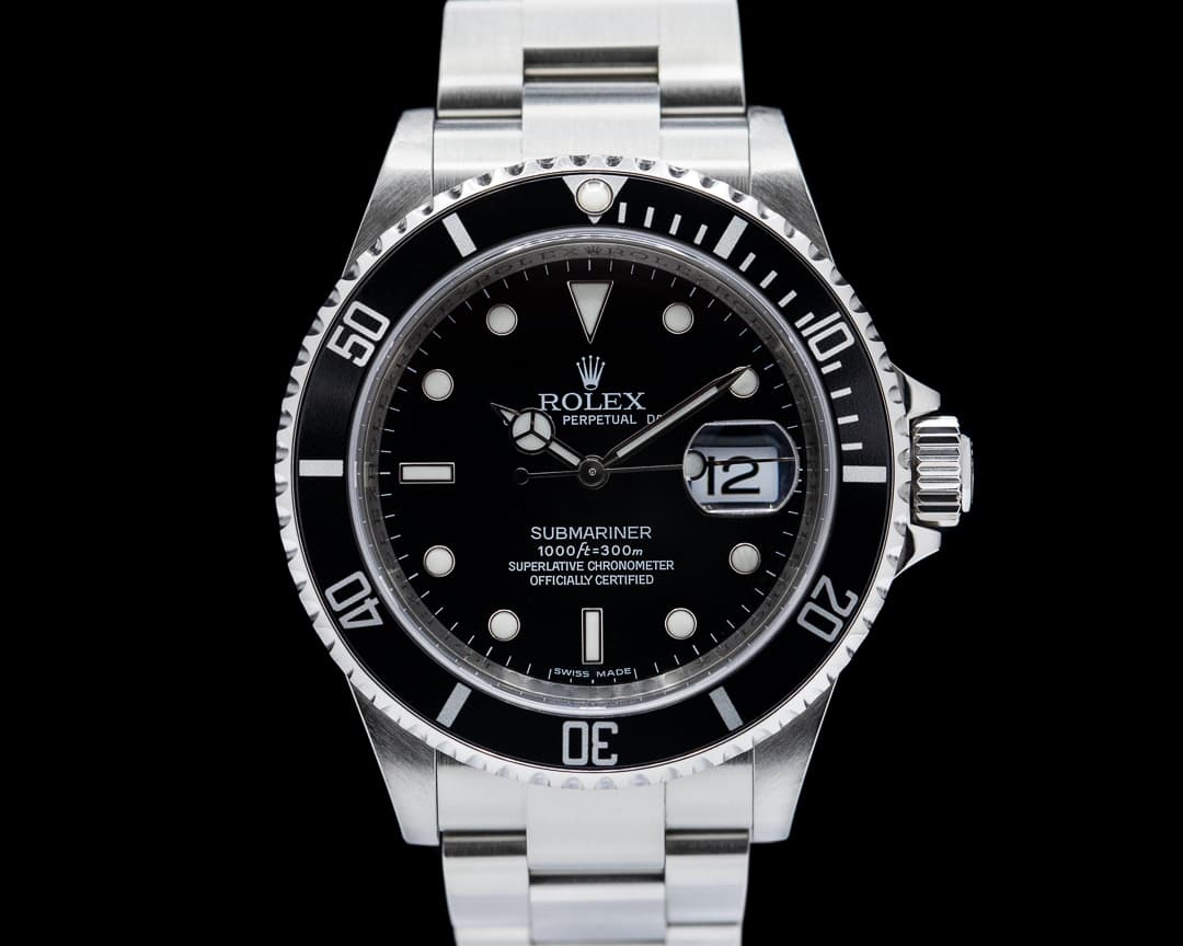 Rolex Submariner SS Black Dial Full Set