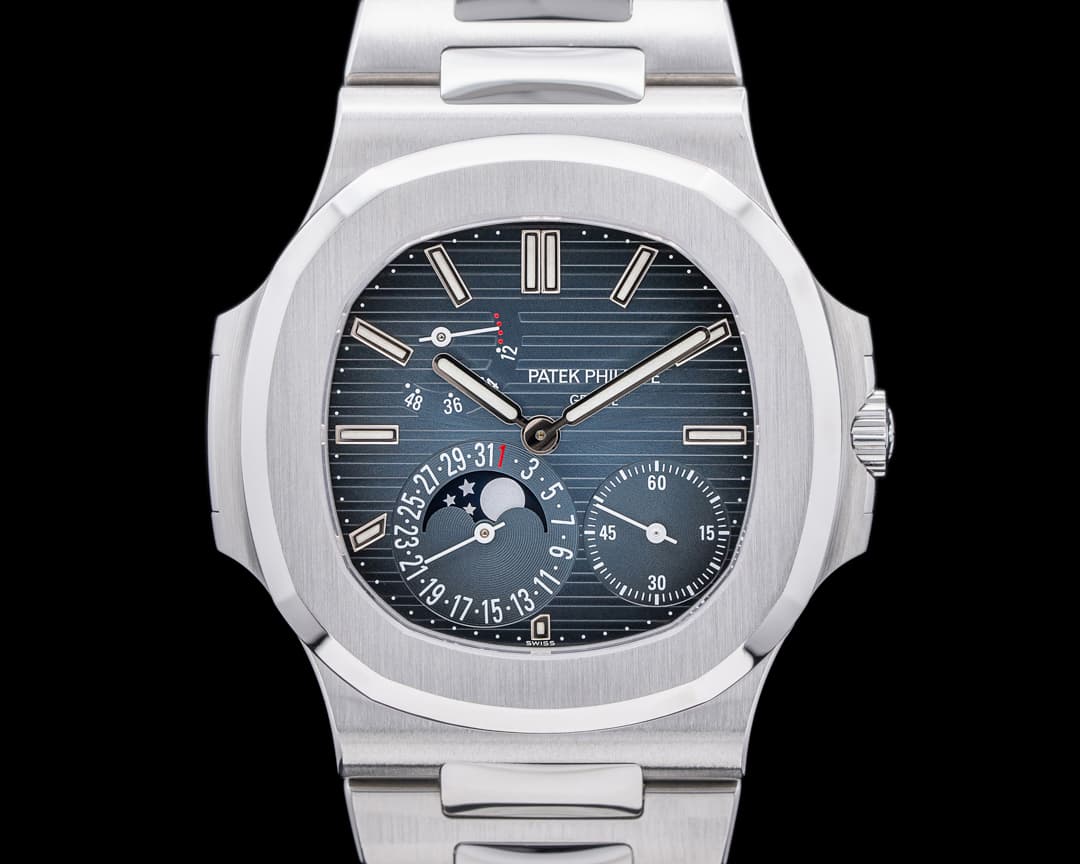 Patek Philippe Jumbo Nautilus 5712 Moonphase Power Reserve SS 